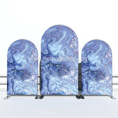 Marble Birthday Backdrop Party Stand